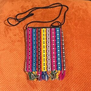BOHO MULTICOLOR CROSSBODY PURSE